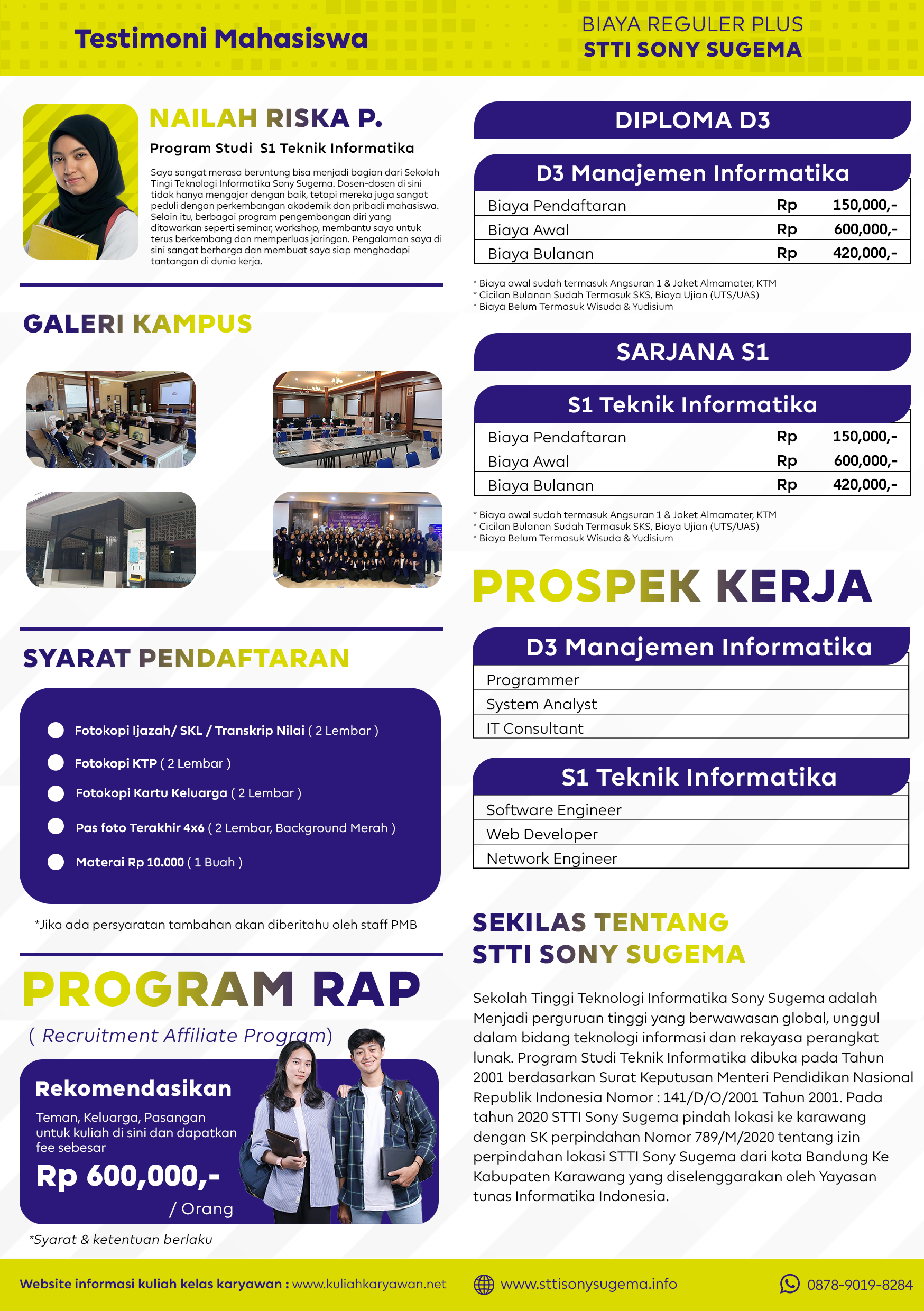 Brosur Belakang